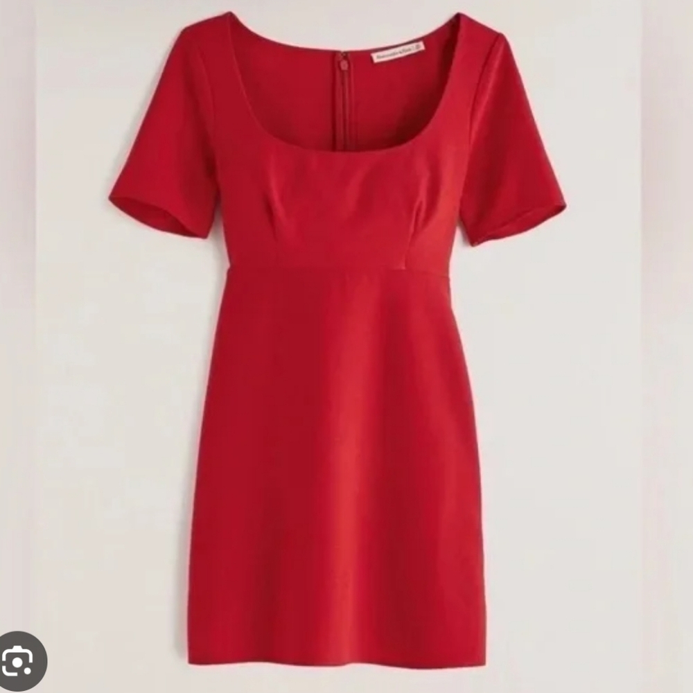 Abercrombie & Fitch Red Dress